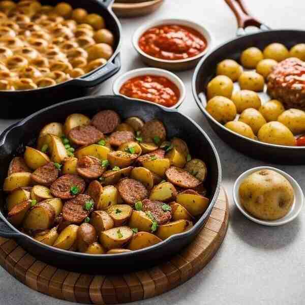 Зразы картофельные с мясом